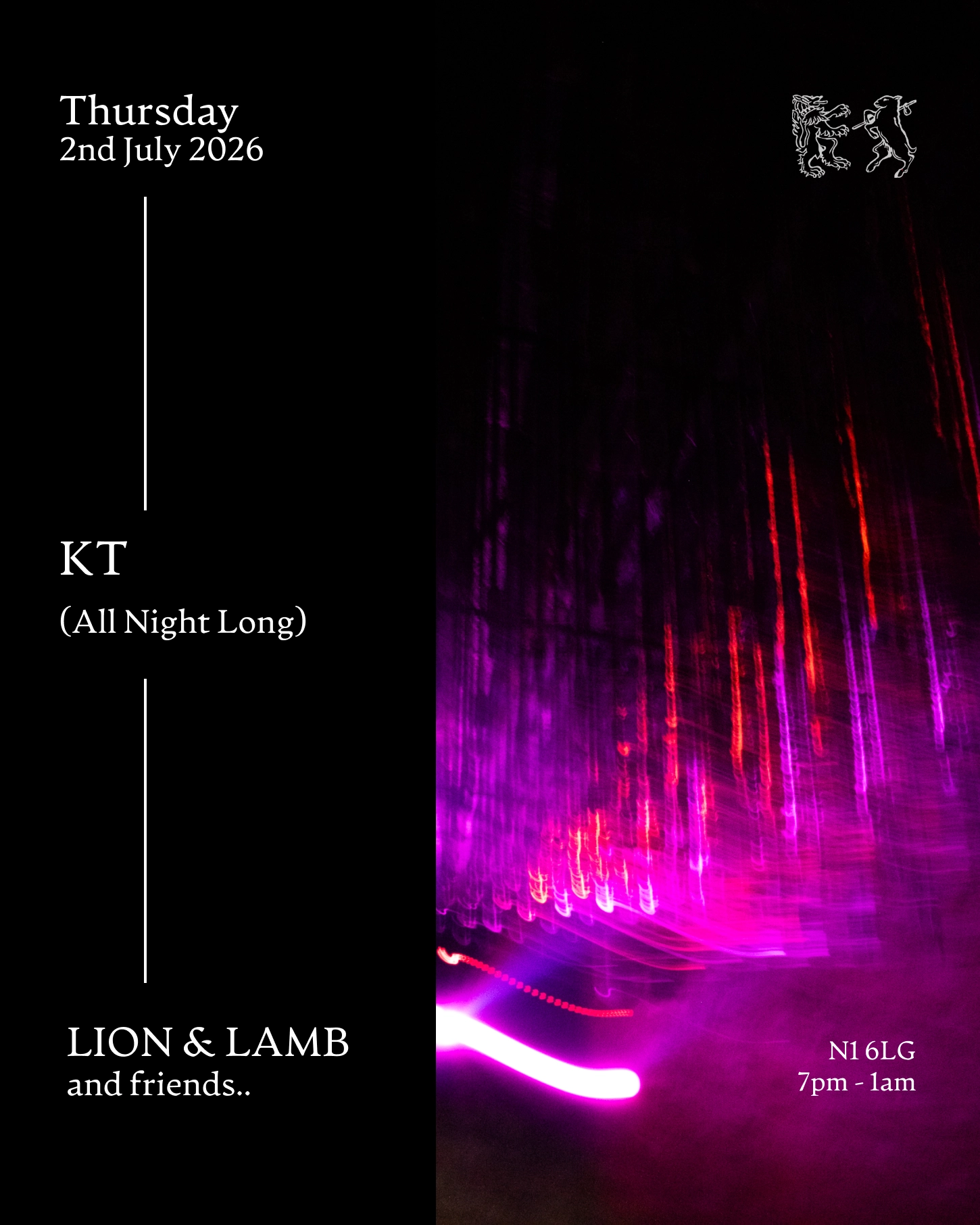 Lion & Lamb and Friends with KT (All Night Long)