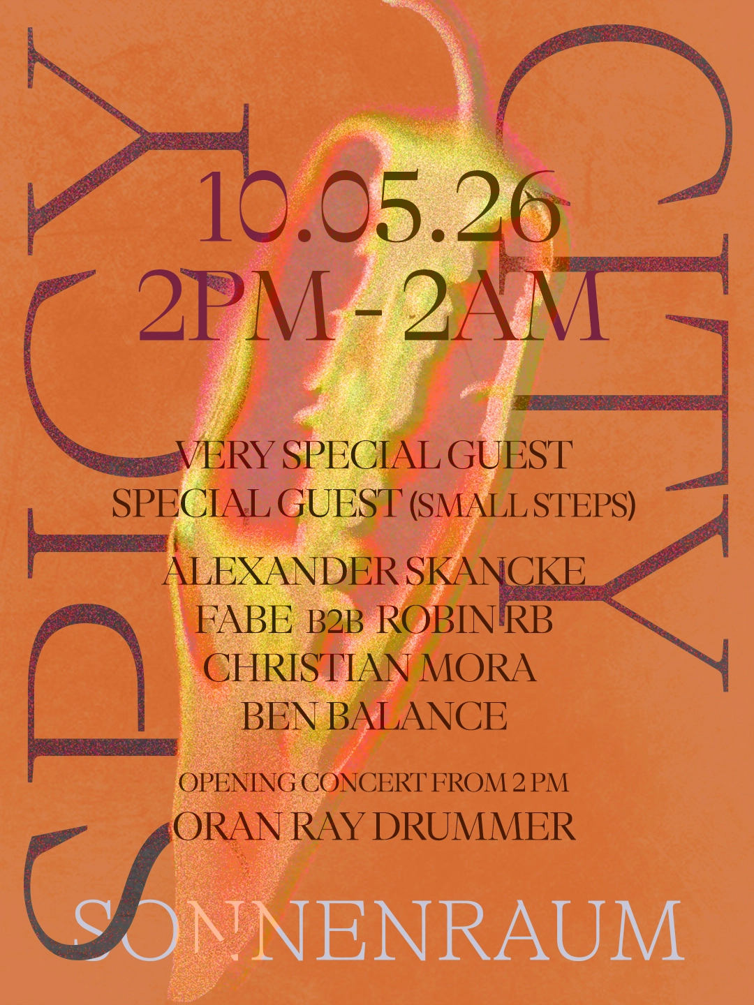 SPICY CITY w/ Very Special Guests, Alexander Skancke, Fabe, Robin Rb, Ben Balance, Christian M