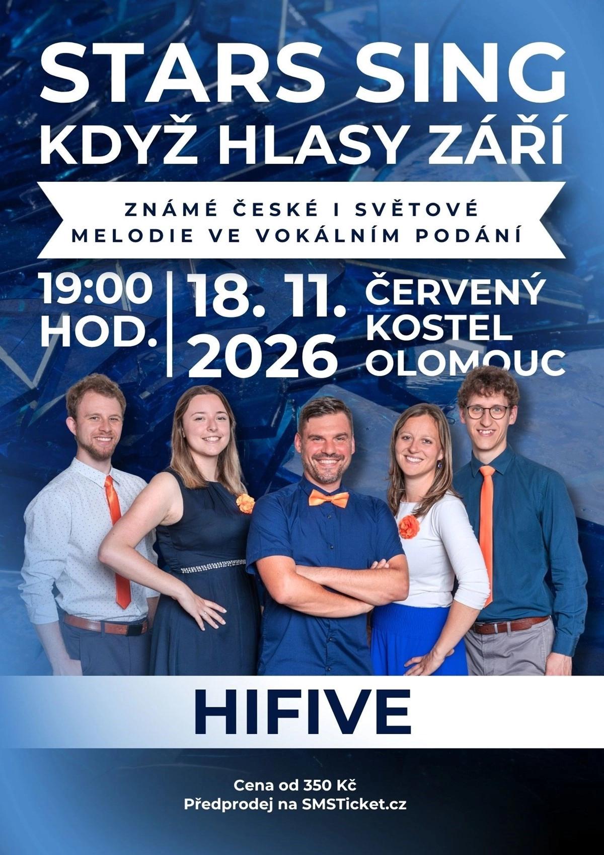 HIFIVE - Stars Sing, když hlasy září - Olomouc