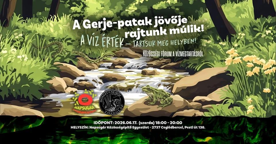 Közösségi fórum a vízmegtartásról
