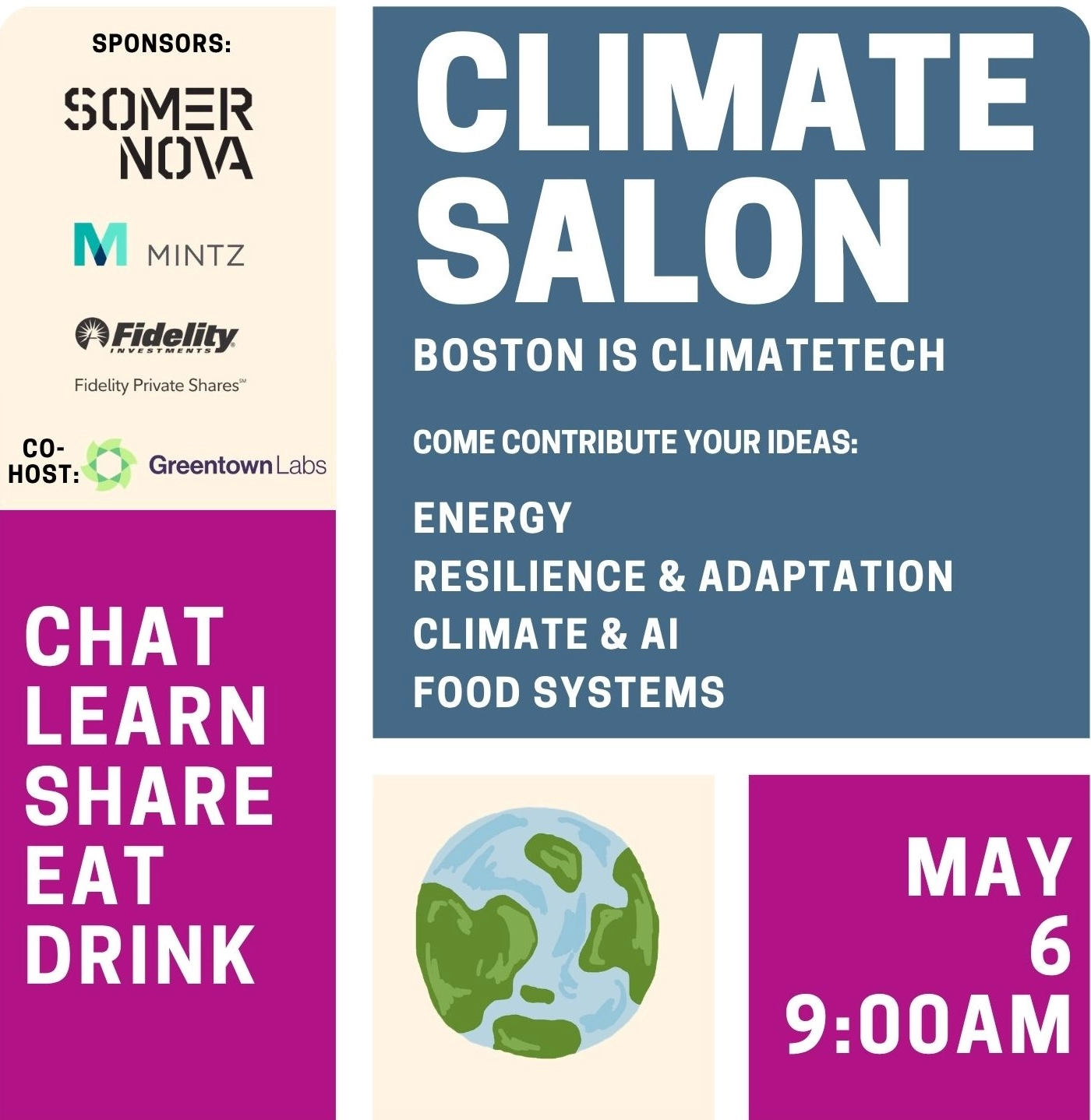 Climate Salon @ Boston Climate Week