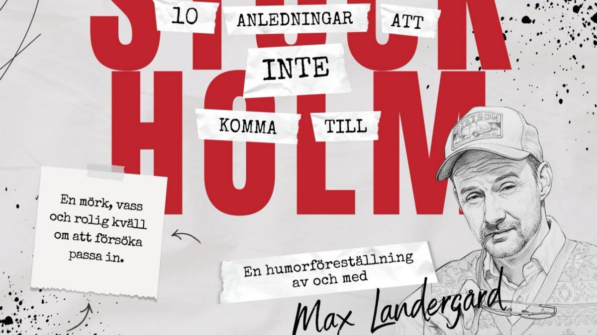 Humorföreställning med Max Landergård