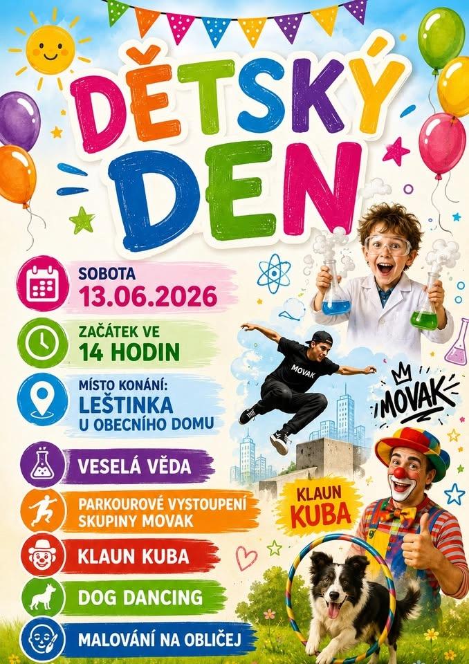 Dětský den v Leštince