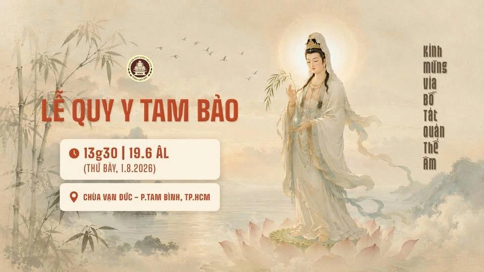 LỄ QUY Y TAM BẢO | 19-6 BÍNH NGỌ