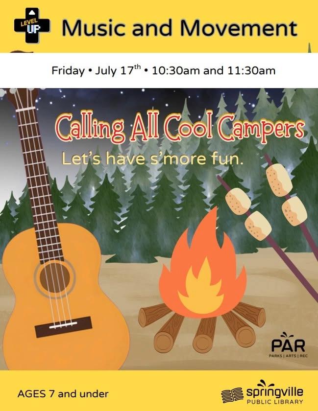 Music and Movement: Calling All Cool Campers