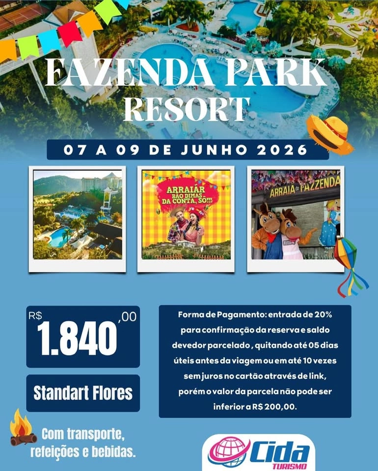 FESTA JUNINA NO FAZZENDA PARK RESORT