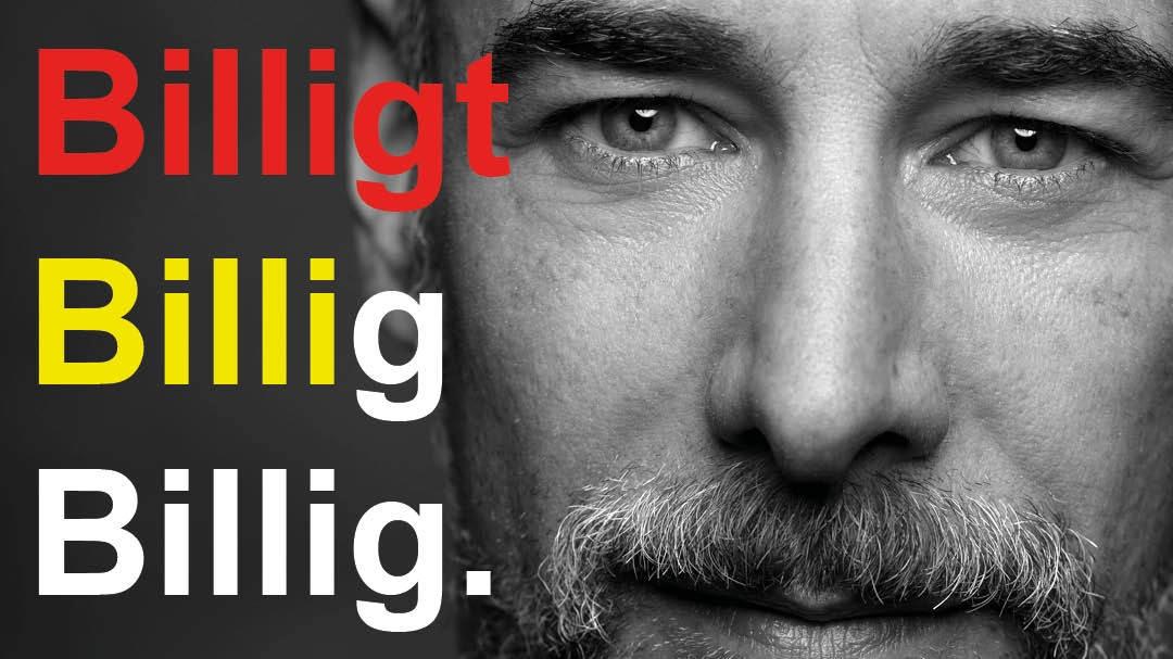 Billigt billig billig.