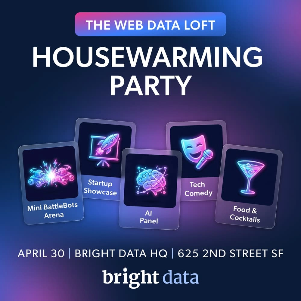 π Grand Opening: The Web Data Loft - Bright Data's New SF Community Space