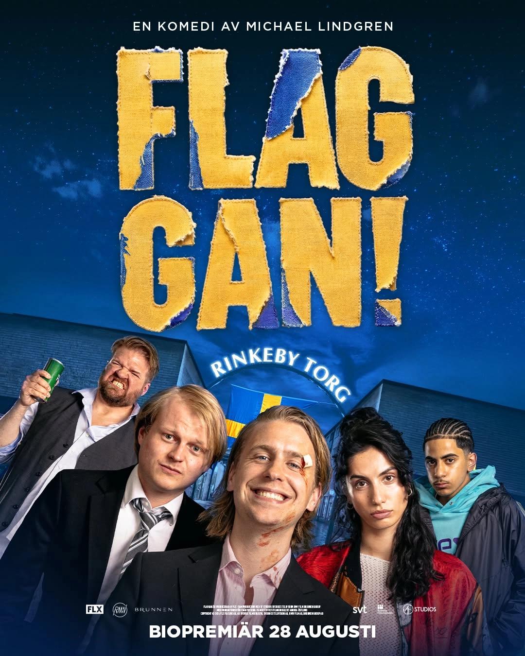 Flaggan! - Biopremiär