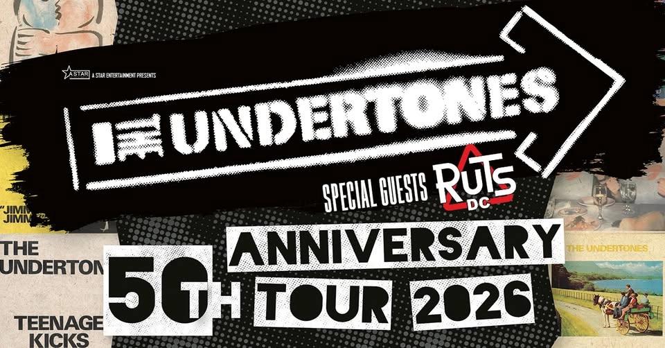 The Undertones 50th Anniversary Tour with special guest Ruts DC | Norrköping