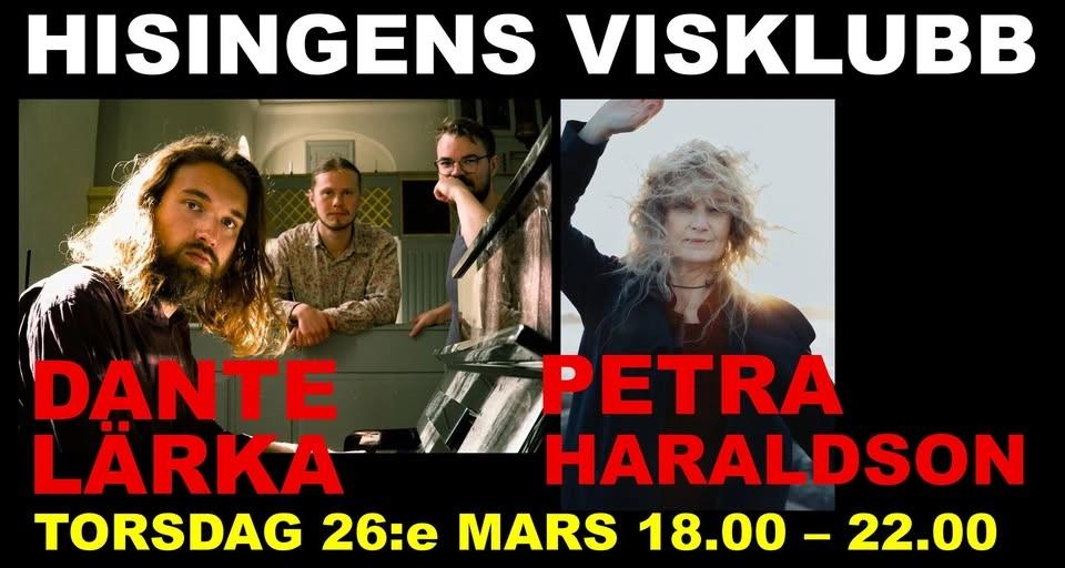 Dante Lärka och Petra Haraldson på Hisingens Visklubb!