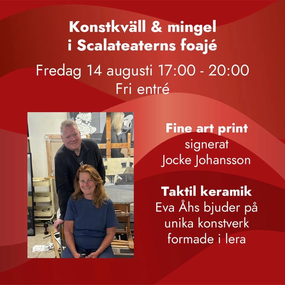 KONSTKVÄLL & MINGEL I SCALATEATERNS FOAJÉ - FRI ENTRÉ