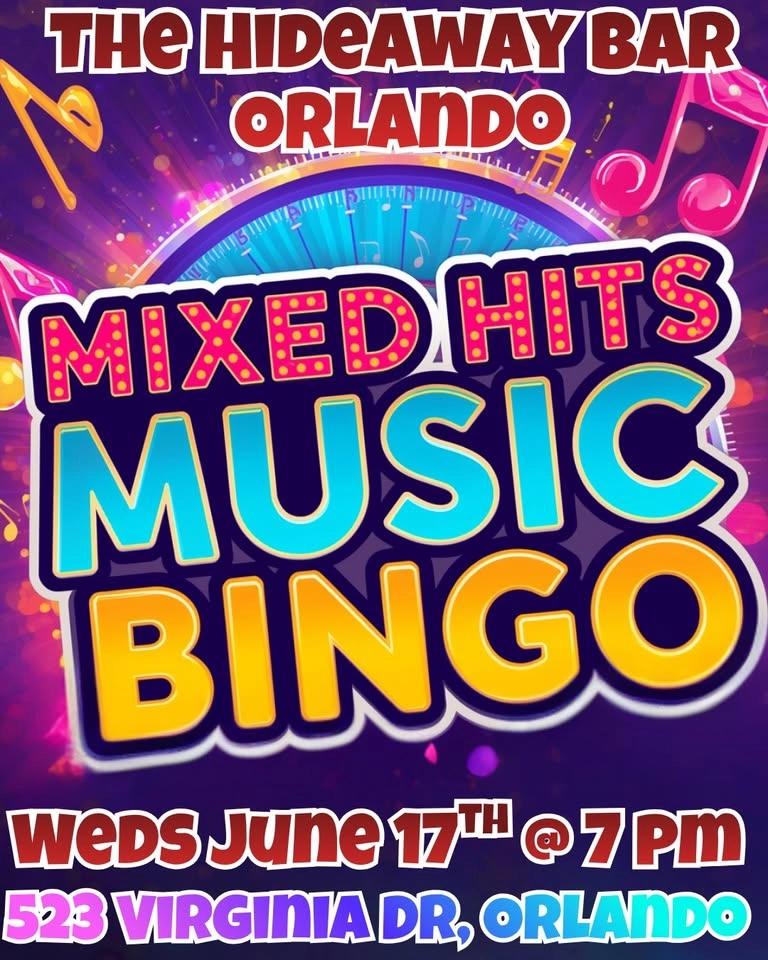 Mixed Hits Music Bingo @ Hideaway Bar Orlando
