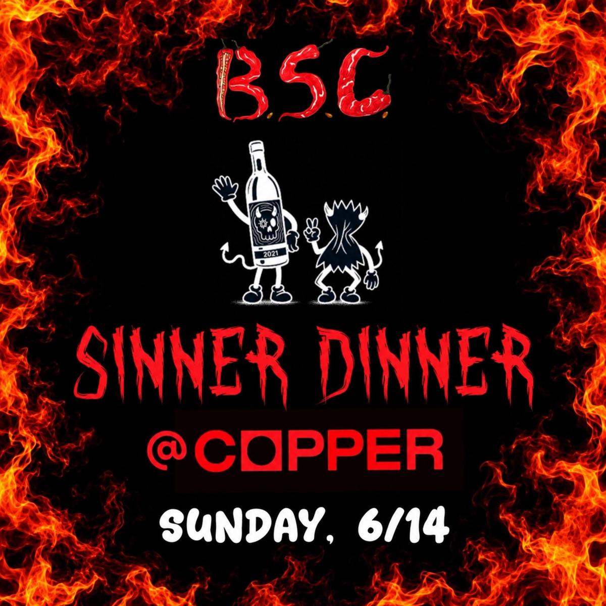 BSC Sinner Dinner