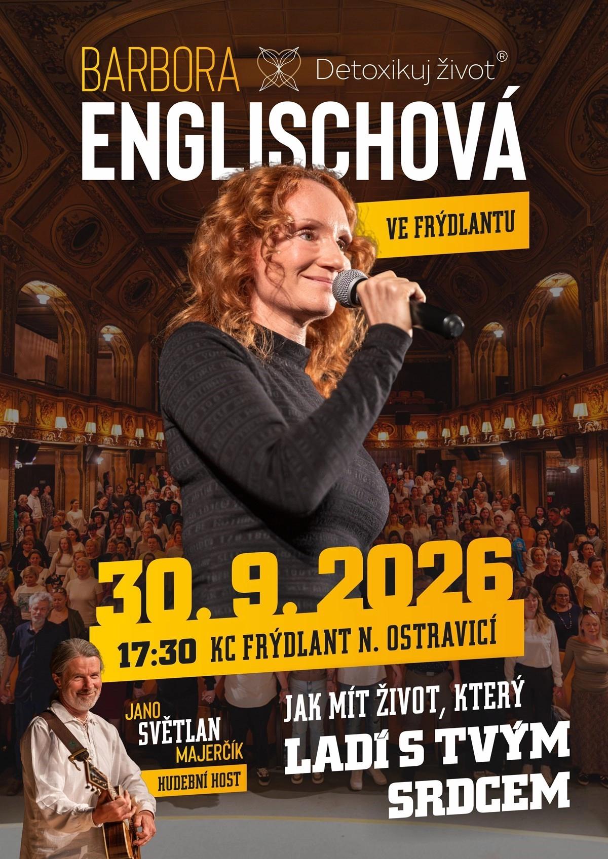 Barbora Englischová - Detoxikuj tour 2026 - Frýdlant n. O.