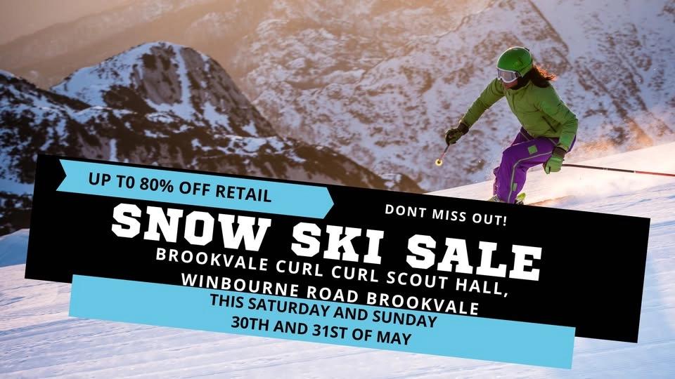 Snow Ski Sale Brookvale Scout Hall this Weekend!