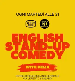 Every TUESDAY Free Entry English Standup Comedy Open Mic for locals and internat