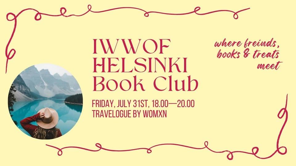 🏝️ IWWOF HELSINIKI JULY BOOK CLUB — travelogue by womxn