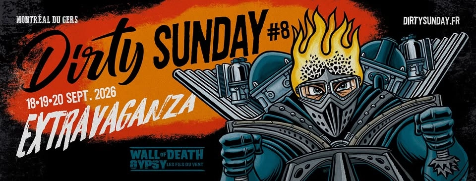 Dirty Sunday Festival #8 - 18-19-20 septembre 2026