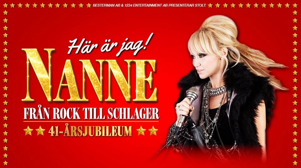 NANNE GRÖNVALLS JUBILEUMSTURNÉ - HÄR ÄR JAG - SCALATEATERN KARLSTAD