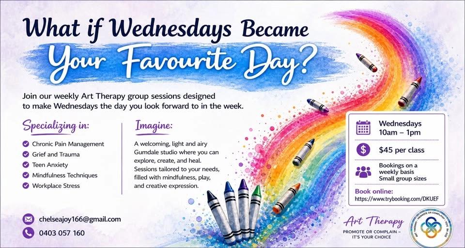 Weekly Art Therapy Group Classes