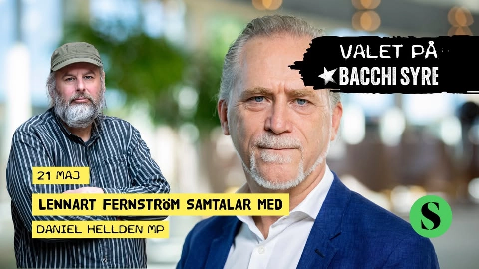 Lennart Fernström samtalar med Daniel Helldén (MP)