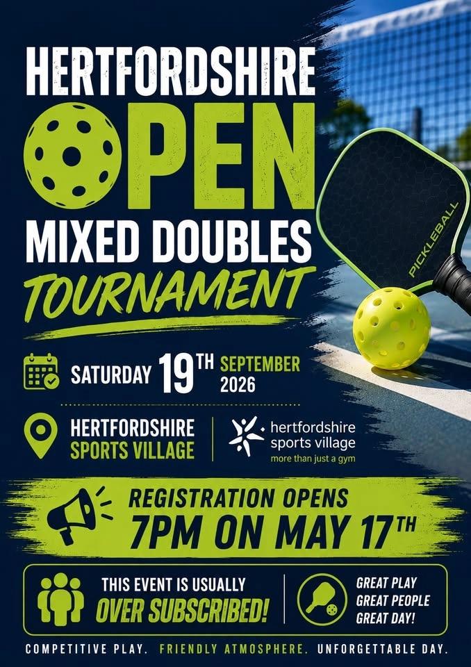 Hertfordshire Open Mixed Doubles Tournament