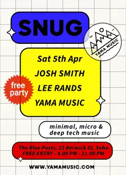 SNUG: Josh Smith, Lee Rands & YAMA Music