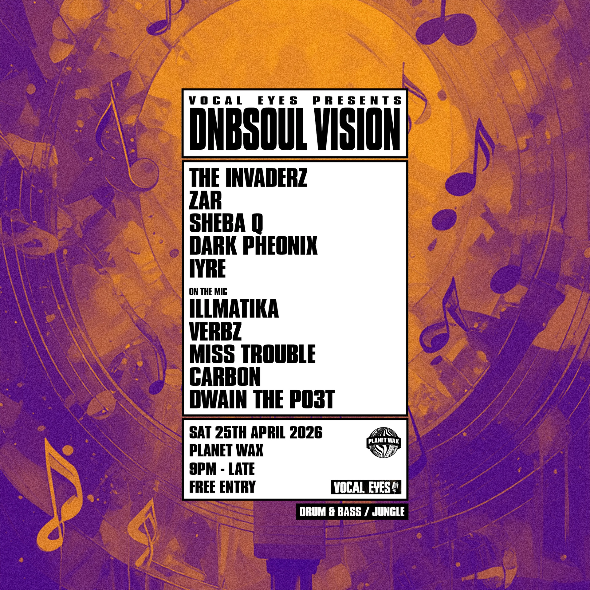 VOCAL EYES presents DnBSoul Vision