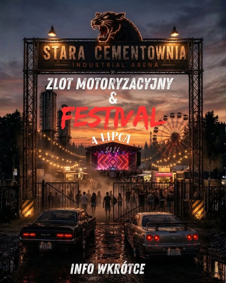 STARA CEMENTOWNIA
INDUSTRIAL CAR FESTIVAL 2026