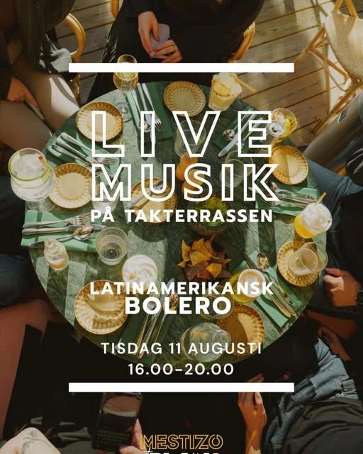 Live Musik på Takterrassen – Latinamerikansk Bolero