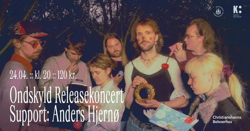 Ondskyld Releasekoncert :: Support: Anders Hjernø