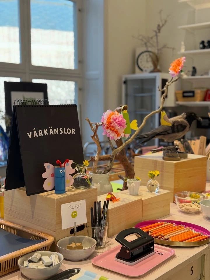 Skapa i Labbet i påsk- måla, rita och inspireras av våren!