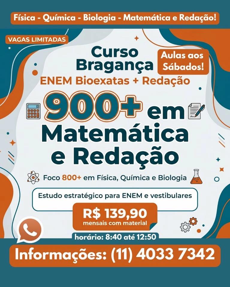 Aulão Enem - Curso Bragança - Poliedro