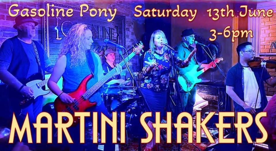 MARTINI SHAKERS - Back for another hoot at The Gasoline Pony