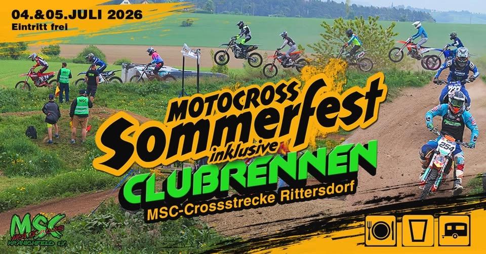 Motocross Sommerfest mit Clubrennen