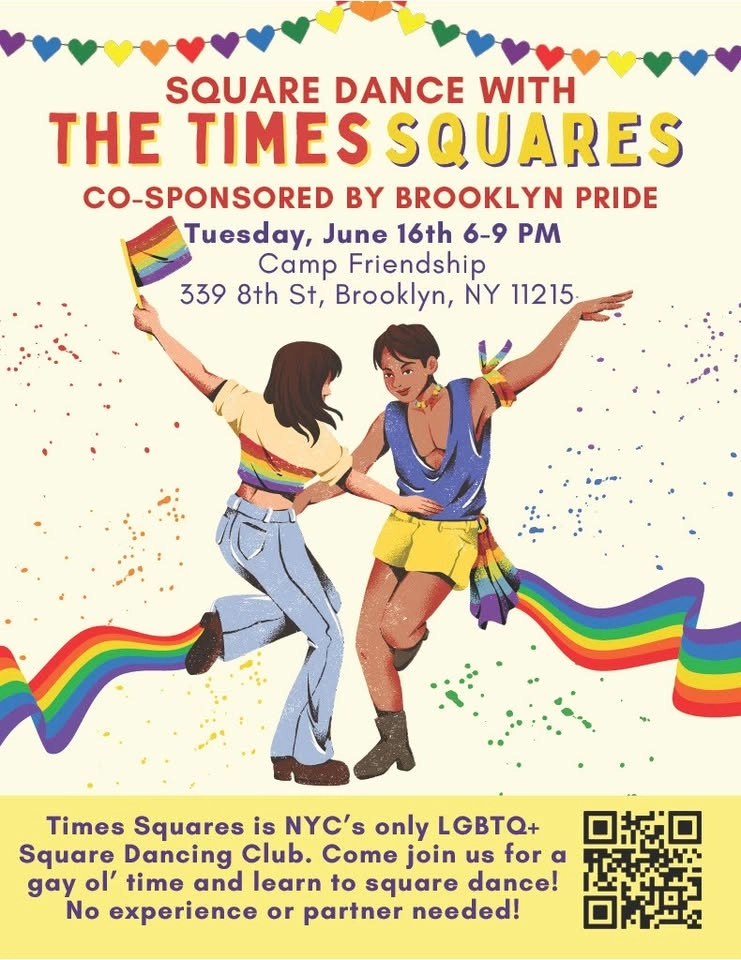 SQUARE DANCE PARTY / OPEN HOUSE - FROM BROOKLYN PRIDE 2026 & THE TIMES SQUARES