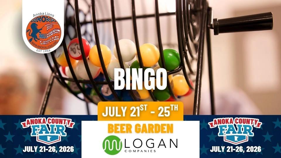 Daily Beer Garden Bingo at the Anoka County Fair!