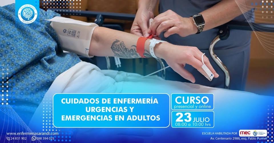 CUIDADOS DE ENFERMERÍA URGENCIAS Y EMERGENCIAS EN ADULTOS🧑⚕️