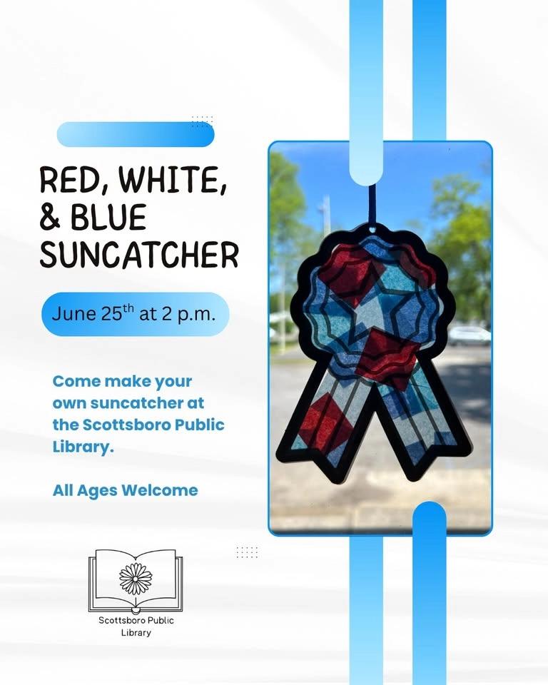 Red, White & Blue Suncatcher