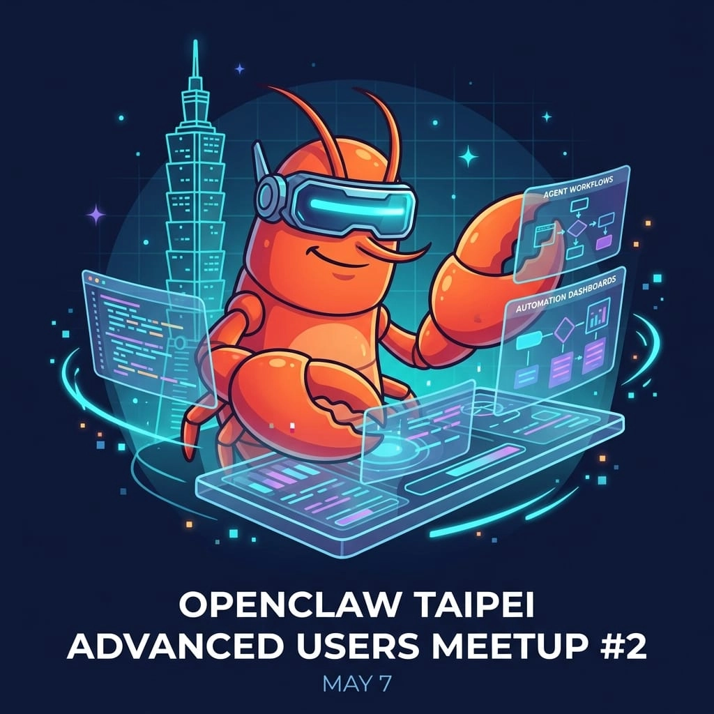 OpenClaw 台北 — 進階使用者聚會 #2 | OpenClaw Taipei — Advanced Users Meetup #2