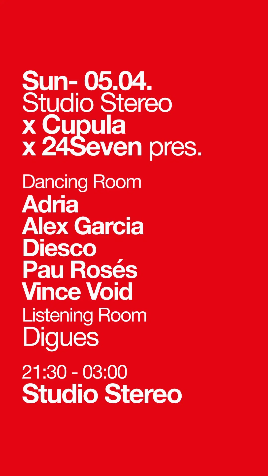 Studio Stereo pres. 24Seven x Cupula Recordings