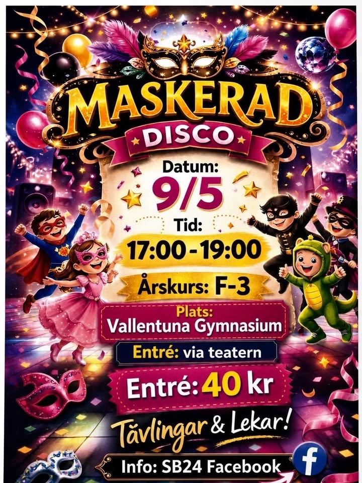 Maskerad disco!