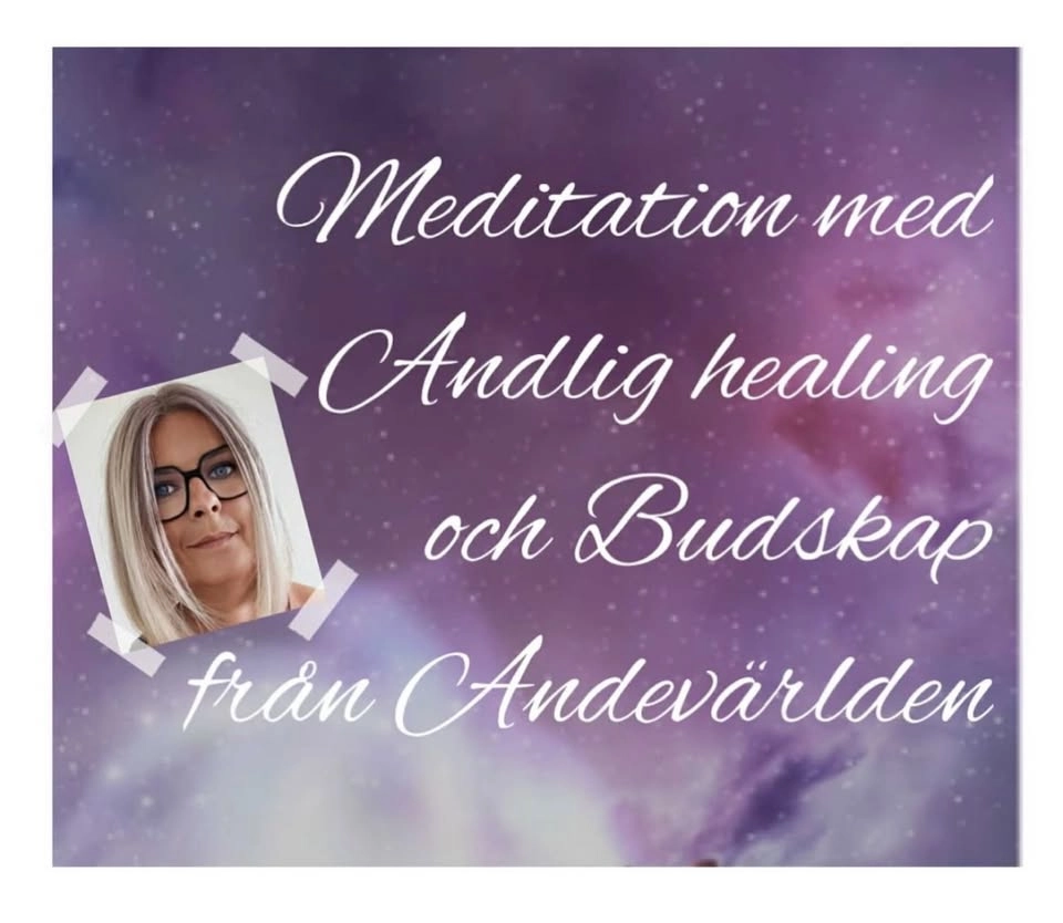 MEDITATION MED ANDLIG HEALING MED NETTAN OCH BUDSKP FRÅN ANDEVÄRDLEN
