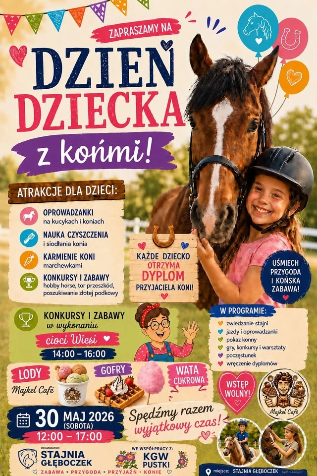 Dzień Dziecka w Stajni Głęboczek