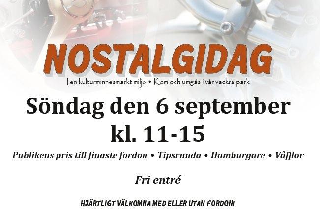 Nostalgiträff för alla typer av fordon, 6 september
