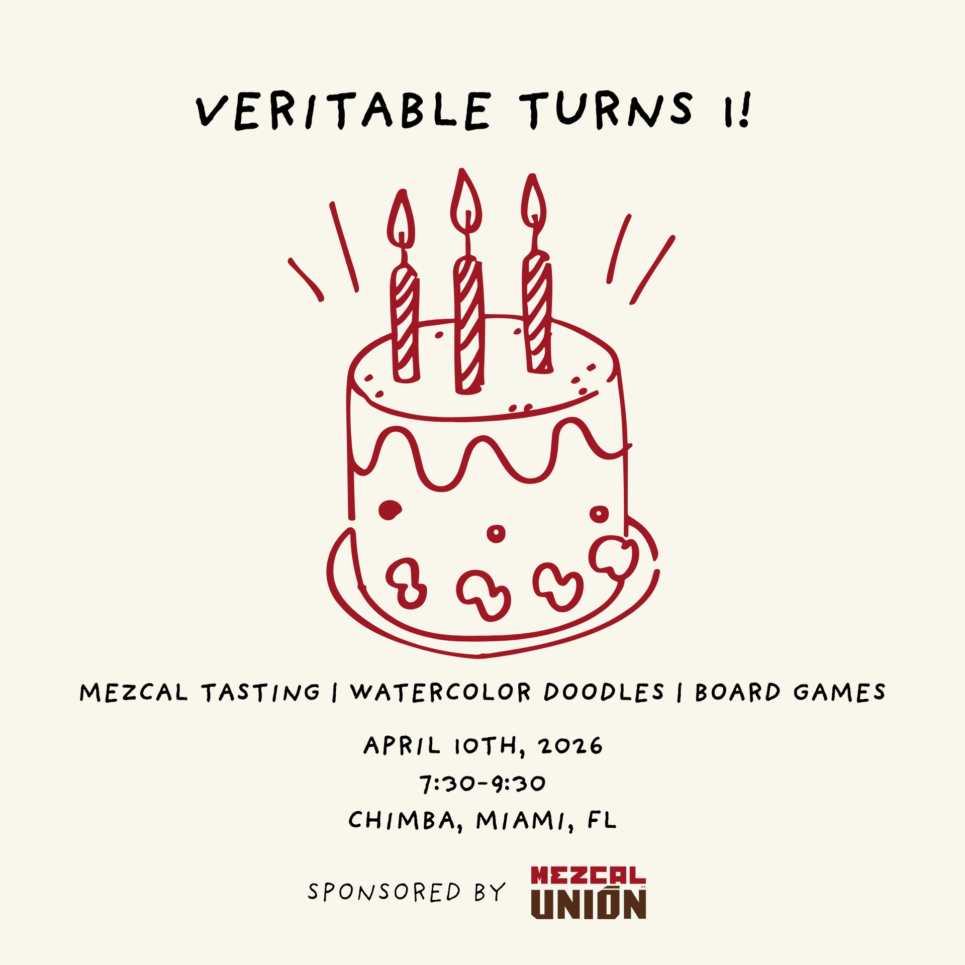 Veritable Turns 1! đ