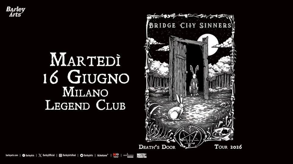 Bridge City Sinners | Death's Door Tour 2026 | Live in Milan