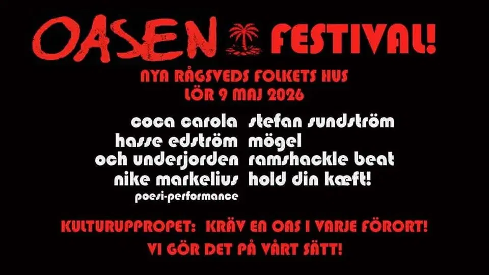 Oasen festival "Kräv en oas i varje förort"