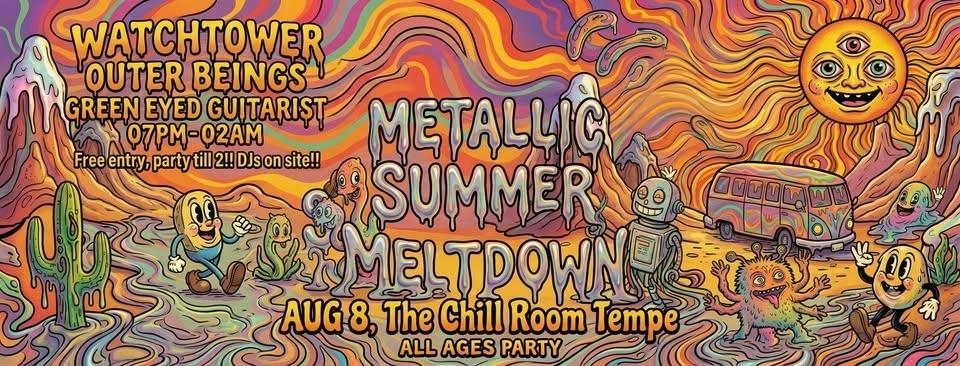 Watchtower, Outer Beings, Green Eyed Guitarist @ The Chill Room